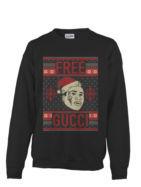 free gucci christmas sweater|gucci bee embroidered sweater.